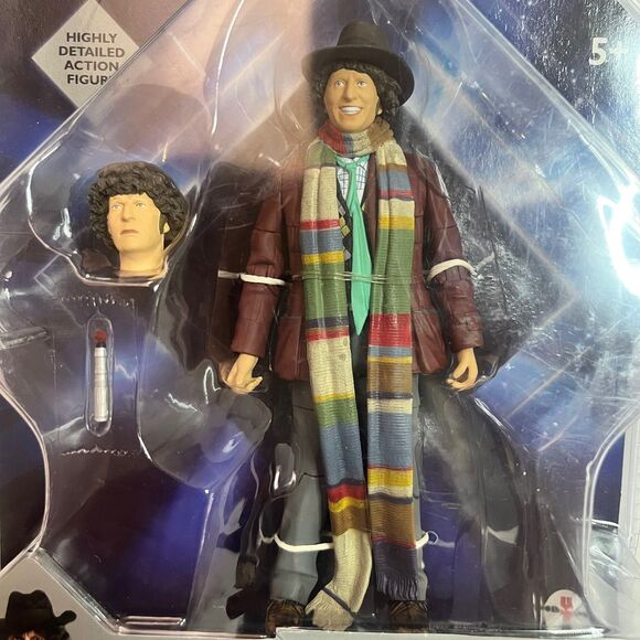 Doctor Who The Fourth Doctor Pyramids Of Mars Action Figure Underground Toys 5+ - Picture 5 of 6
